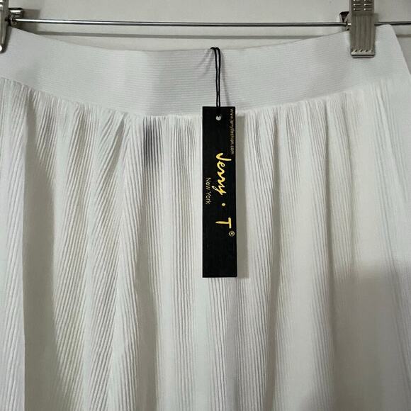 Jerry T New York Tiered Lace Ruffle Midi Skirt Boho Size XL - Picture 7 of 11